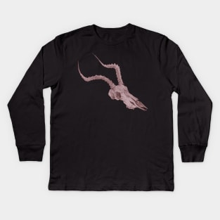 antelope skull Kids Long Sleeve T-Shirt